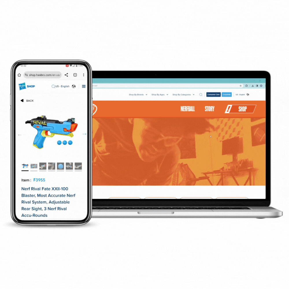 MikMak Commerce showcasing a toy brand example
