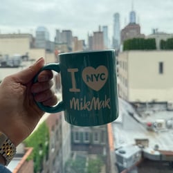 MikMak NYC office mug