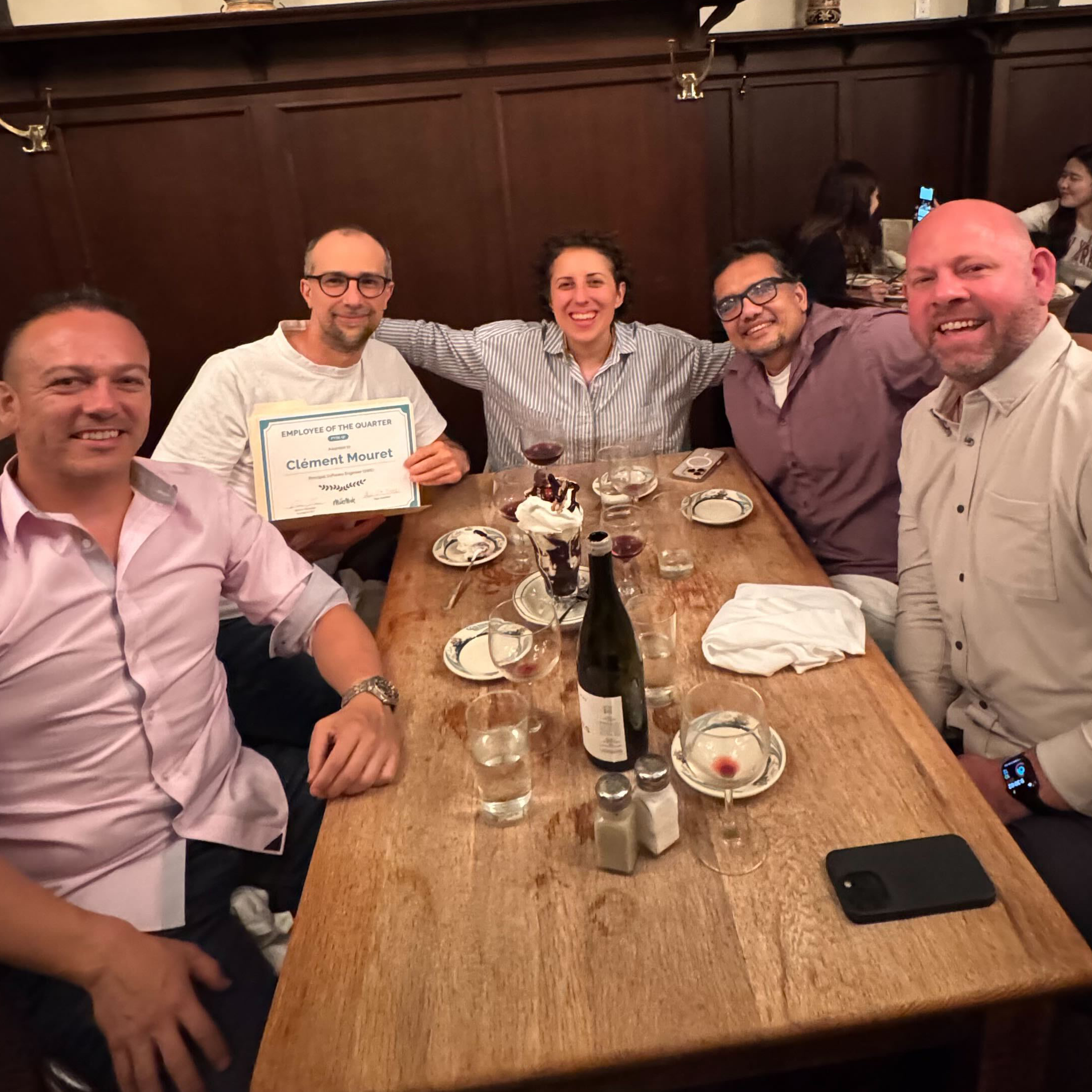 Employee of the month - Clement and SLT